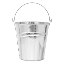 4Pcs Mini Tinplate Buckets for Snacks Ice Cubes and Fries Storage