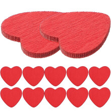 200 holz herzen mit -aufkleber zum selbermachen für valentinstag