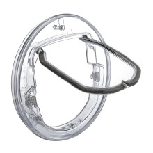 Controlled Dog Door Cat Door Round Pet Access Hole Easy Install Locking Modes Lightweight Cats And Small Dogs