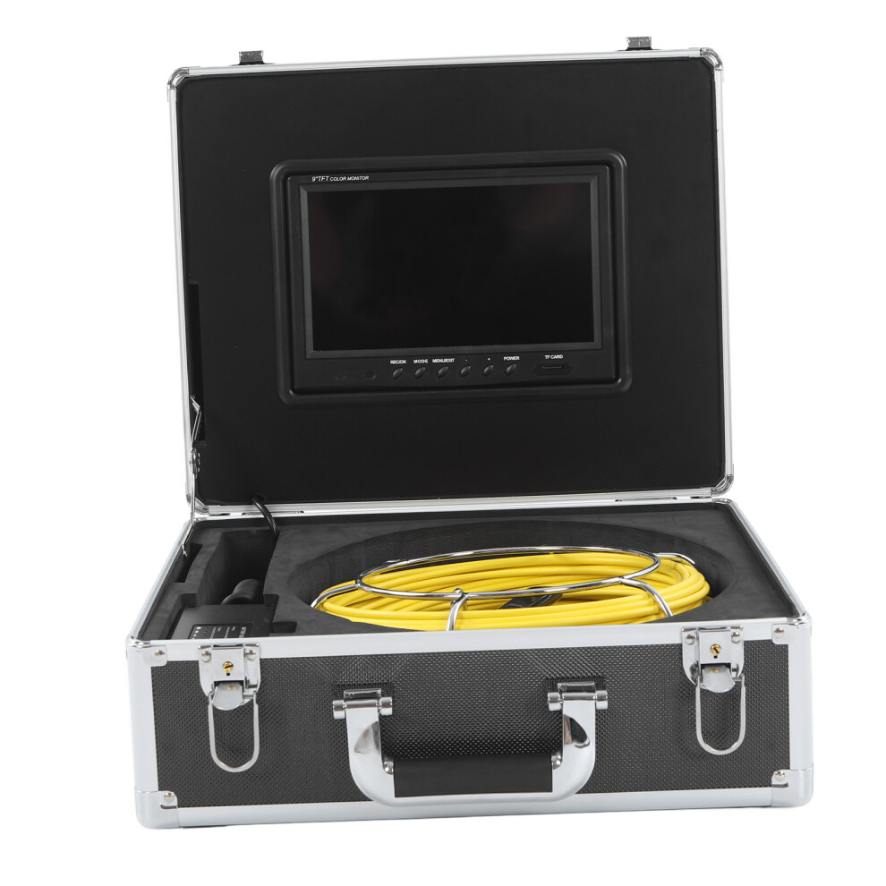 HY918D 1080P IP68 Waterproof Sewer Inspection Camera, 9in Screen, 30m Cable-image-OPC-PKXWP5R-NEW