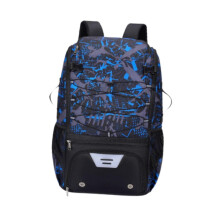 Basketball Bag Travel Bag For Sports Gear Blue Compatible With Hockey Baseball Softball Rugby Outdoor