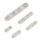 20 57 mm stahlwinkel, gerades metallblech ( ) 2