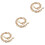 3 Pcs Short Chain Strap Handbag Accessory Replacement For Shoulder Bag 5
