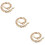 3 Pcs Short Chain Strap Handbag Accessory Replacement For Shoulder Bag 9