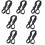 7 Pcs Practical Snowboard Carrying Strap Durable Harness Portable 7