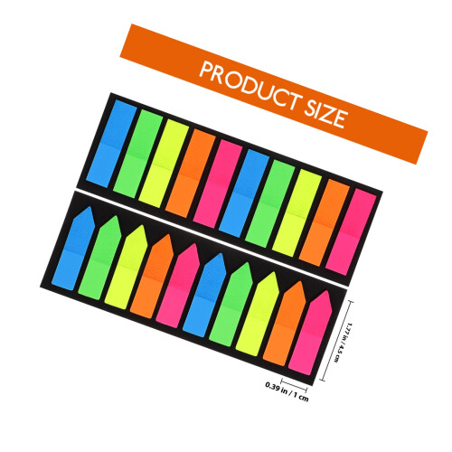 2Sets Beschrijfbare Index Tabs Voor School En Kantoor 1