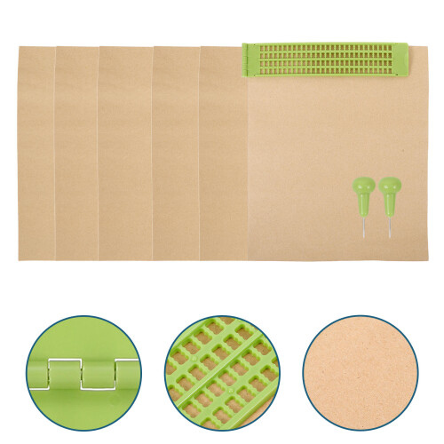 5 Sets Plastic Braille Board Set With Stylus For The Blind 2