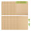 5 Sets Plastic Braille Board Set With Stylus For The Blind 9