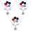 3Pcs Essential Oil Diffuser Choker Aromatherapy Locket Chain Necklace 3