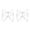 2Pcs Foldable Camping Cooler Stand Heavy Duty Stainless Steel Portable 6