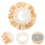 2Pcs Bohemian Round Woven Tapestry Hanging Mirror Wall Decor 11