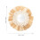 2Pcs Bohemian Round Woven Tapestry Hanging Mirror Wall Decor 10