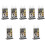 8Pcs Standing Flip Menu Display Holder A6 PVC Tabletop Sign Stand 8