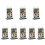 8Pcs Standing Flip Menu Display Holder A6 PVC Tabletop Sign Stand 7