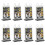 8Pcs Standing Flip Menu Display Holder A6 PVC Tabletop Sign Stand 4