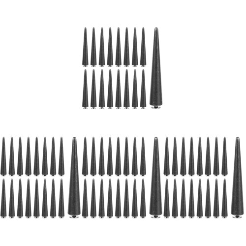 120 Pcs Punk Metal Spikes For Diy Craft 1