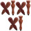 9 Pcs Wax Seal Stamp Handles Replacement Wooden 5