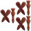 9 Pcs Wax Seal Stamp Handles Replacement Wooden 8