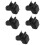 5Pcs Hard Hat Flashlight Holder Mount Clip Accessory 9