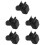 5Pcs Hard Hat Flashlight Holder Mount Clip Accessory 8