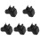 5Pcs Hard Hat Flashlight Holder Mount Clip Accessory 4