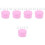 5Pcs Piano Keyboard Note Strip For 61 Keys Numbered Musical Notation 4