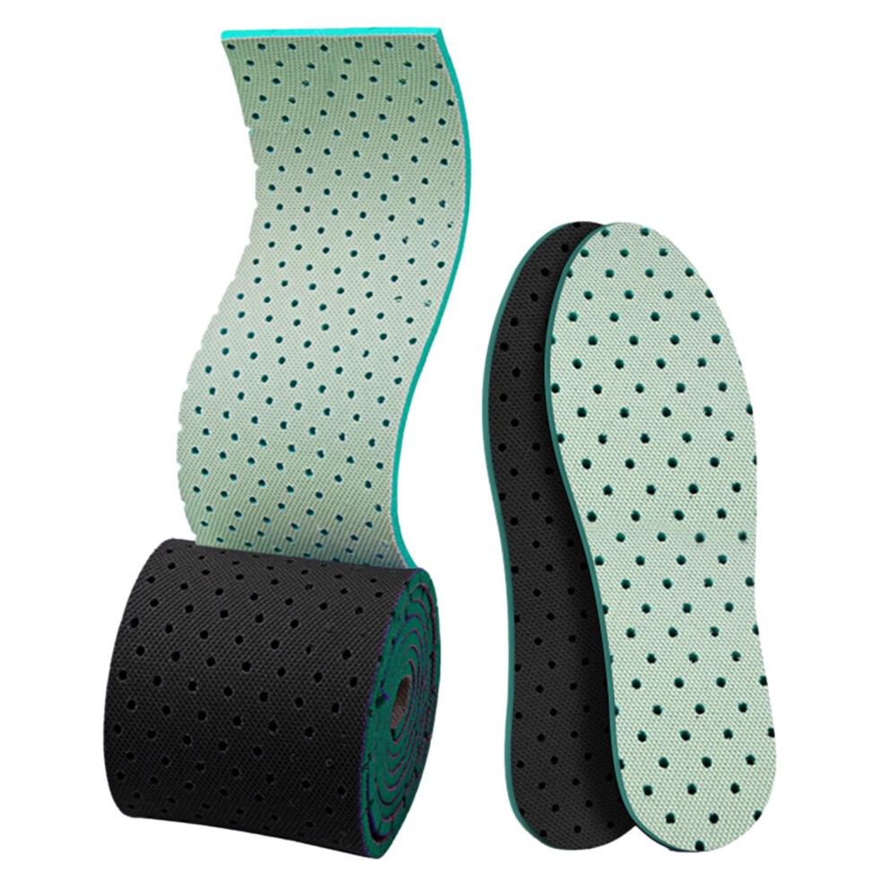 Orthotic Insole Self-Cutting Mesh Inserts For Running Shoes, Shock-Absorbing Sports Shoe Insole For Foot Support