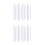 24Pcs Durable Plastic Knitting Needles Silver Comfortable Grip Kit 7