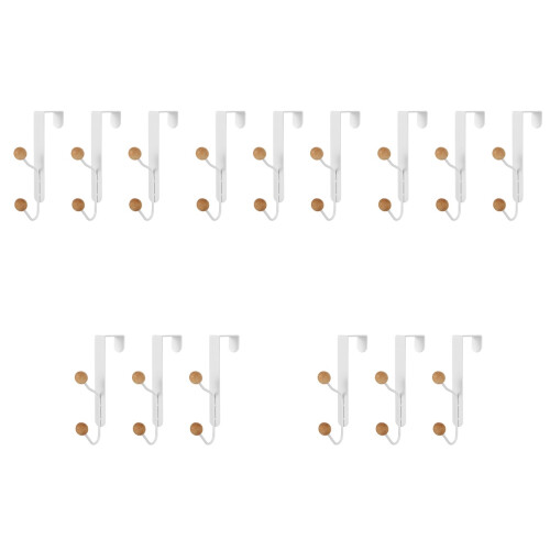 15Pièces Crochets Métal Porte Résistants Usage 2