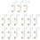 15Pièces Crochets Métal Porte Résistants Usage 6