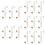 15Pièces Crochets Métal Porte Résistants Usage 10