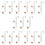 15Pièces Crochets Métal Porte Résistants Usage 8