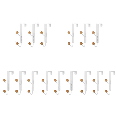 15Pièces Crochets Métal Porte Résistants Usage 1