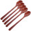 15 Pcs Wood Soup Spoons Long Handle Mixing Eating Spoons 3
