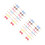 140Pcs Baking Sealing Bows Assorted Color Polyester Twisted Ties 4
