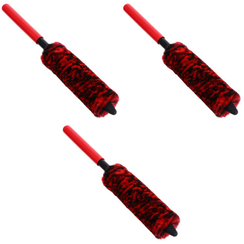 3Pcs Car Wheel Brush Hub Rim Cleaning Tool 2