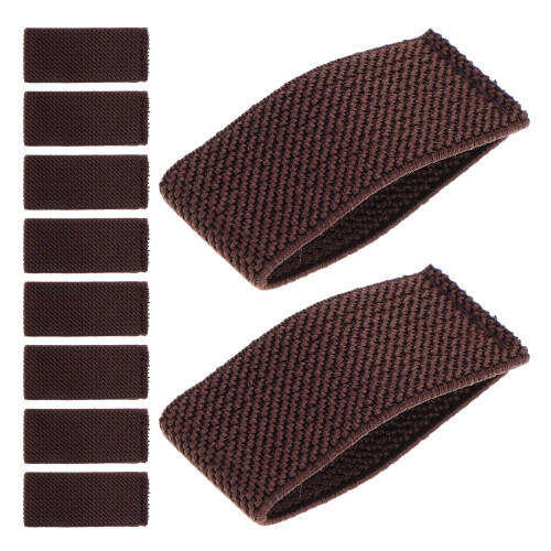 40Pcs Outdoor Nylon Belt Keepers Coffee Canvas Elastic Belt Loop Kit 2