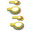 4 Sets Fruit Measuring Tools Gauge Pear Circles 9