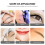 200Pcs Professional Lash Glue Holder Cup With Eyelash Glue Cup Decals 11