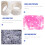 200Pcs Professional Lash Glue Holder Cup With Eyelash Glue Cup Decals 10