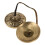 1Pc Handmade Copper Meditation Cymbal Bell Buddhist Gift Supply 6