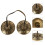 1Pc Handmade Copper Meditation Cymbal Bell Buddhist Gift Supply 3