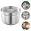 Stainless Steel Soup Pot with Lid Kitchen Storage Bowl 6