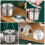 Stainless Steel Soup Pot with Lid Kitchen Storage Bowl 7