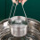 Stainless Steel Soup Pot with Lid Kitchen Storage Bowl 11