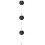 3Pcs Clear Crystal Flower Long Brooch Vintage Suit Accessory 8