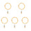 5Pcs Bamboo Curtain Ring Hook For Drapery Rod 2