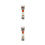 2Pcs 3 Min Smiling Sand Timer For Kids Toothbrush Orange 4