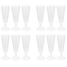 12St Duurzame Transparante Plastic Wegwerp Drinkbekers Voor Feestjes
