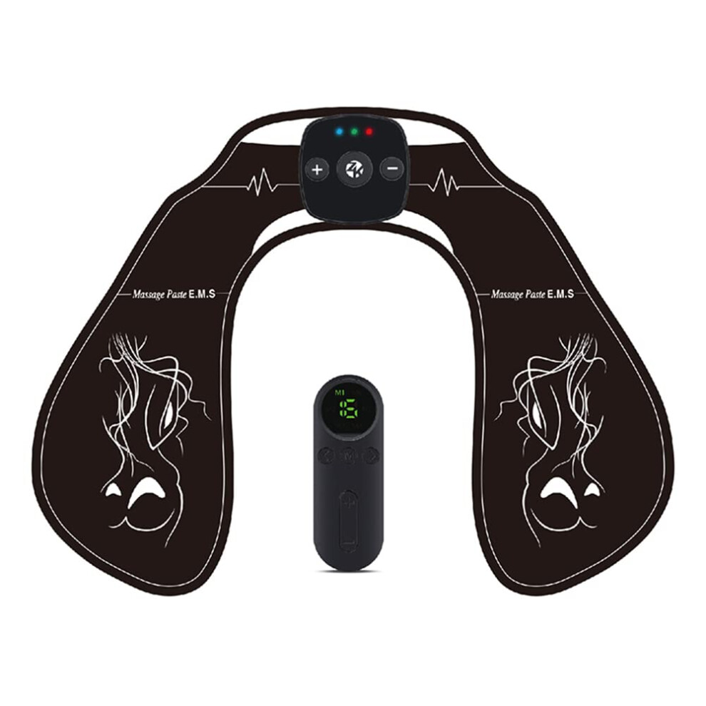 Black Ems Electric Massager For Muscle Relaxation And Stimulation Hip Lift Body Slimming Cellulite Massage Controller